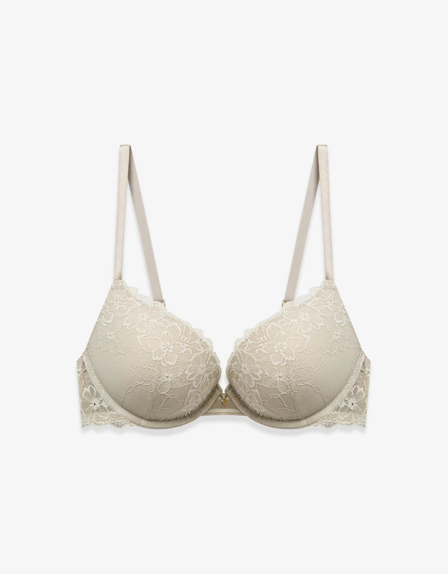 Lace Double Push-Up Plunge Bra