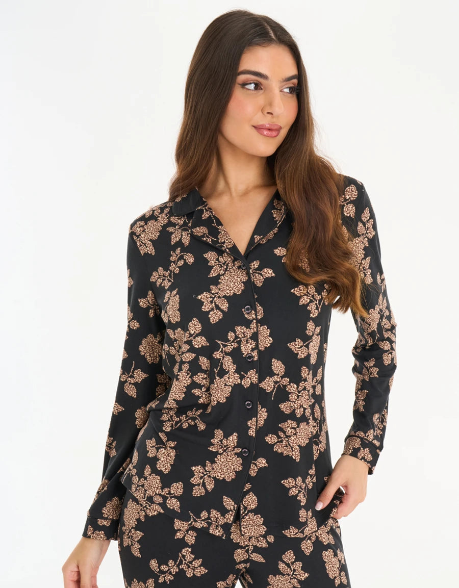 Floral Print Pajama Set