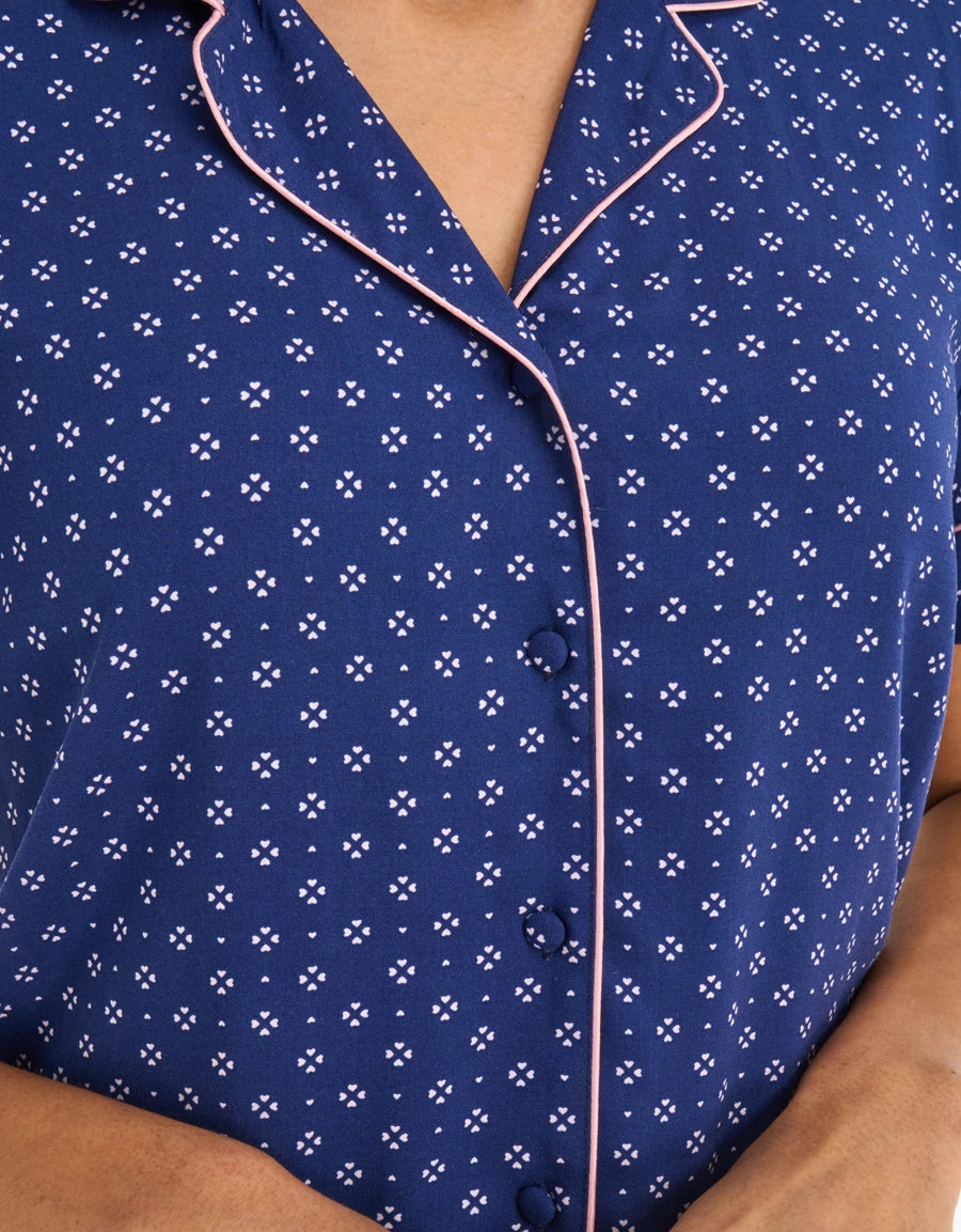 Floral Print Pajama Set