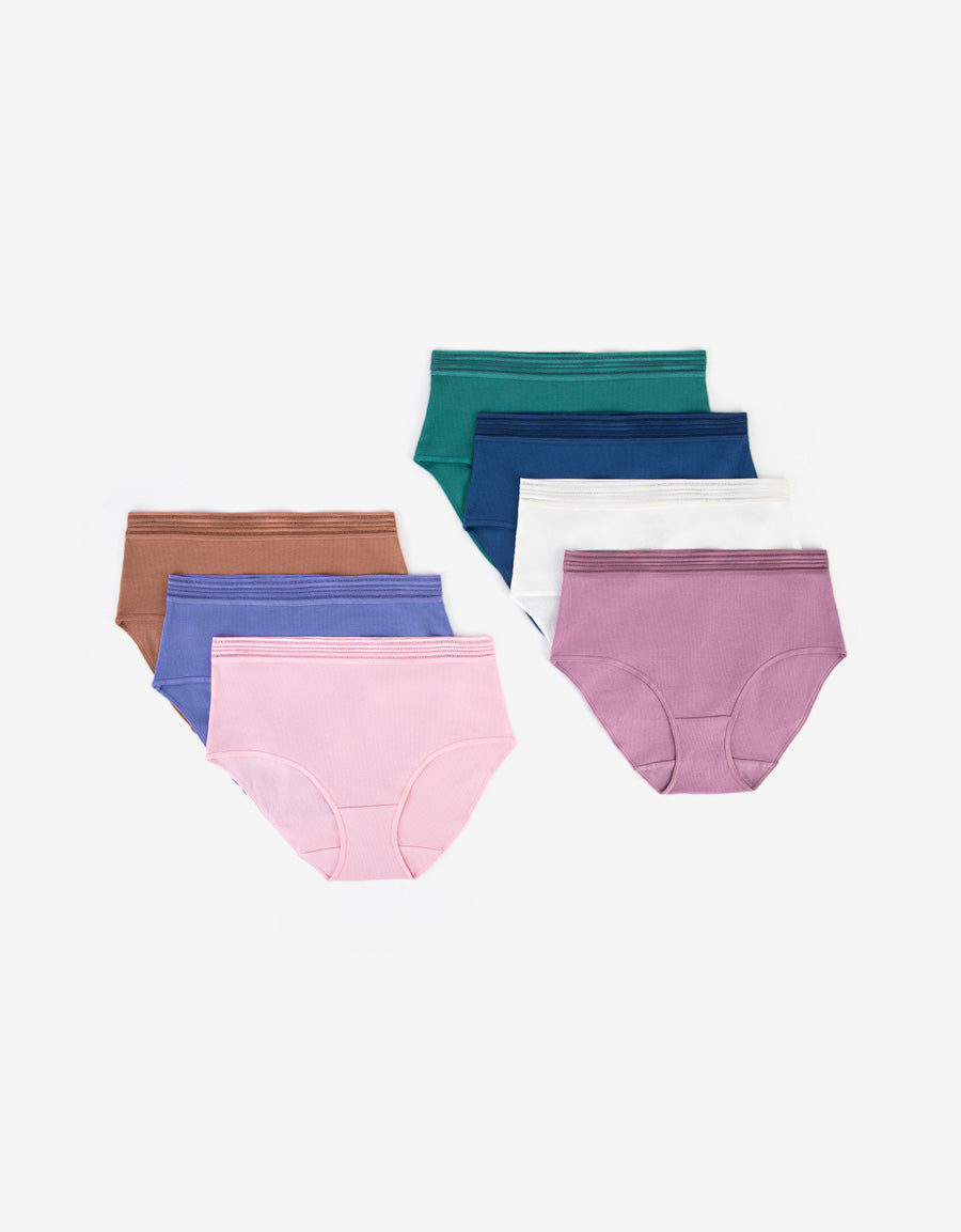 7-Pack Rib Maxi Panties