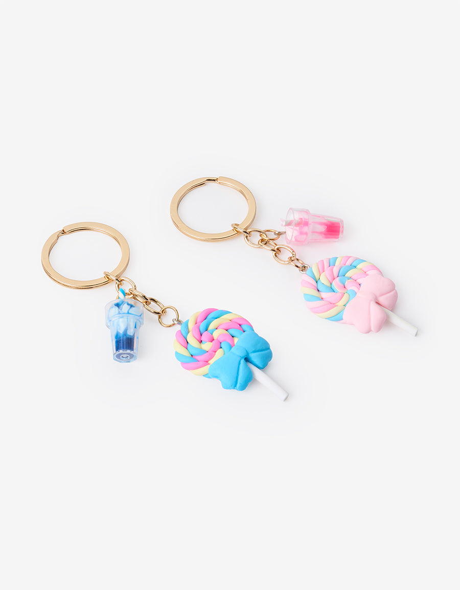 Candy Lollipop Keychain Set – 2 Pieces