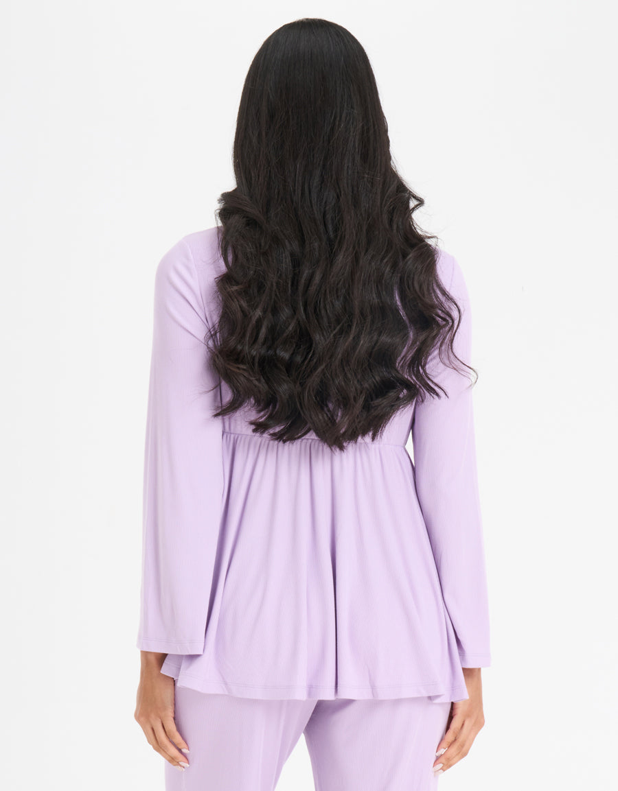 Soft Rib Maternity Pajama Set