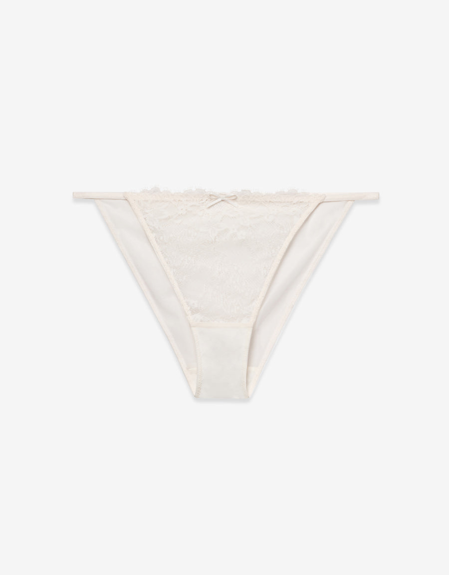 Lace Tanga Panty in White