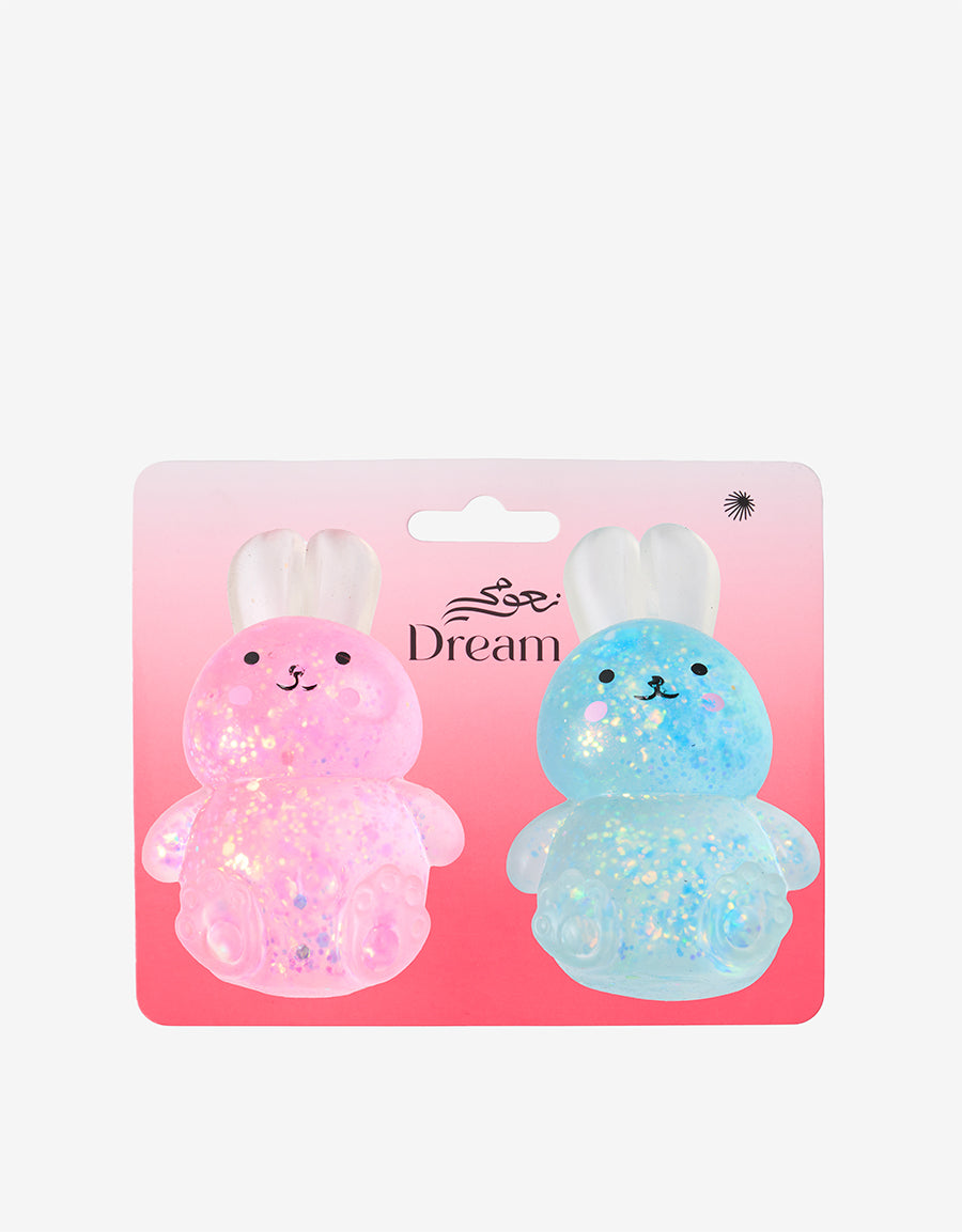 Glitter Bunny Hair Claw Clips – 2 Pieces