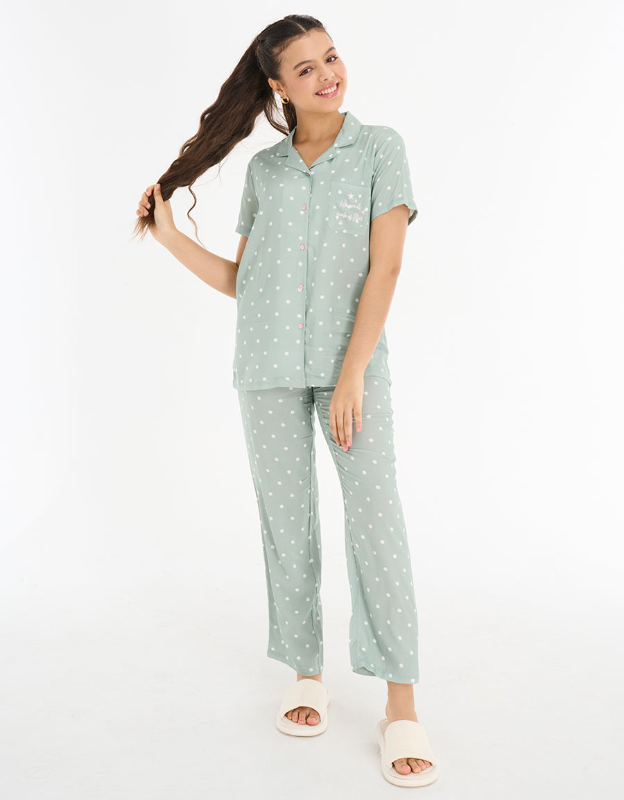 Short Sleeve Pajama Set
