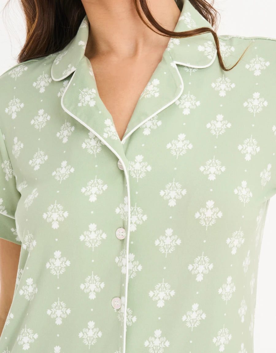 Floral Print Pajama Set