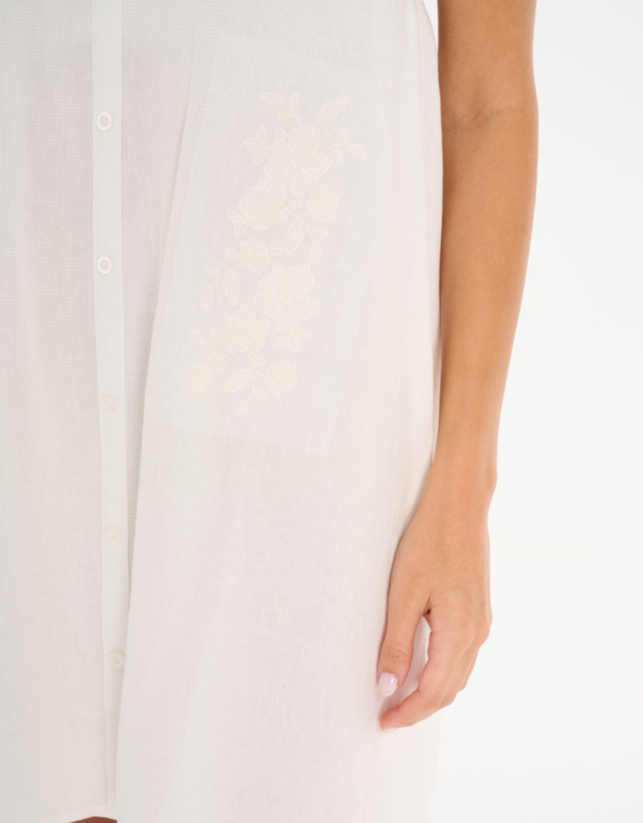 Short Nightdress in Ivory