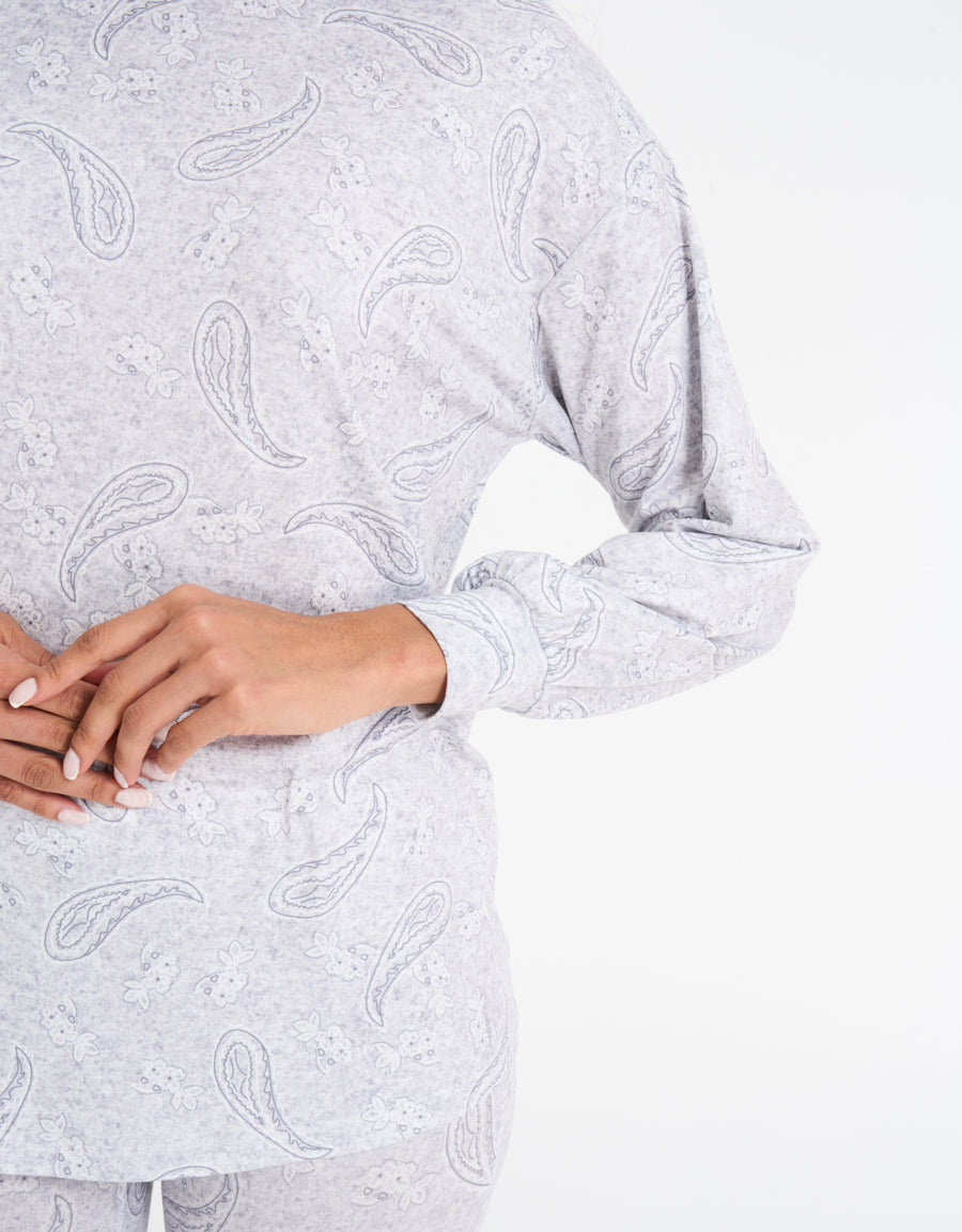 Paisley Print Jogger Set
