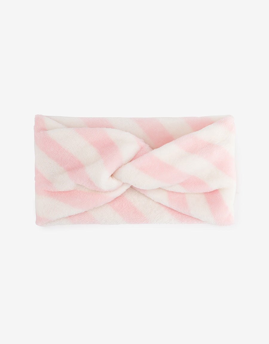 Striped Fleece Bathrobe