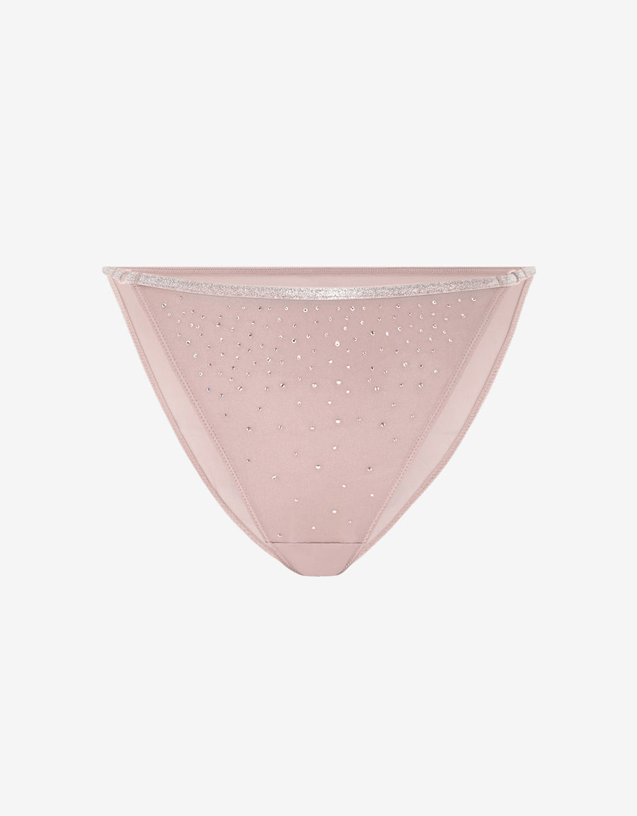 Sparkle Microfiber Tanga Panty