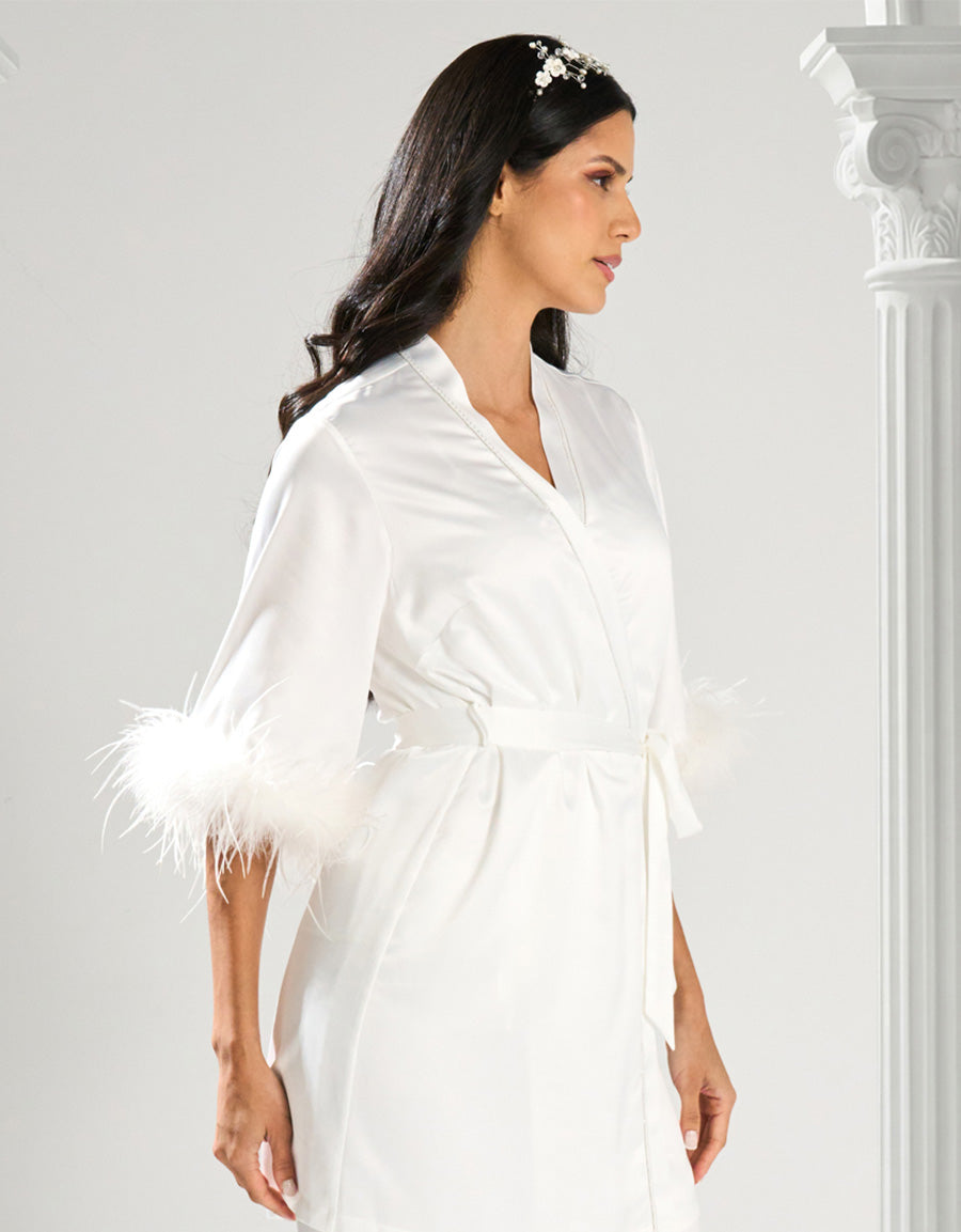 5-Piece Satin Bridal Set