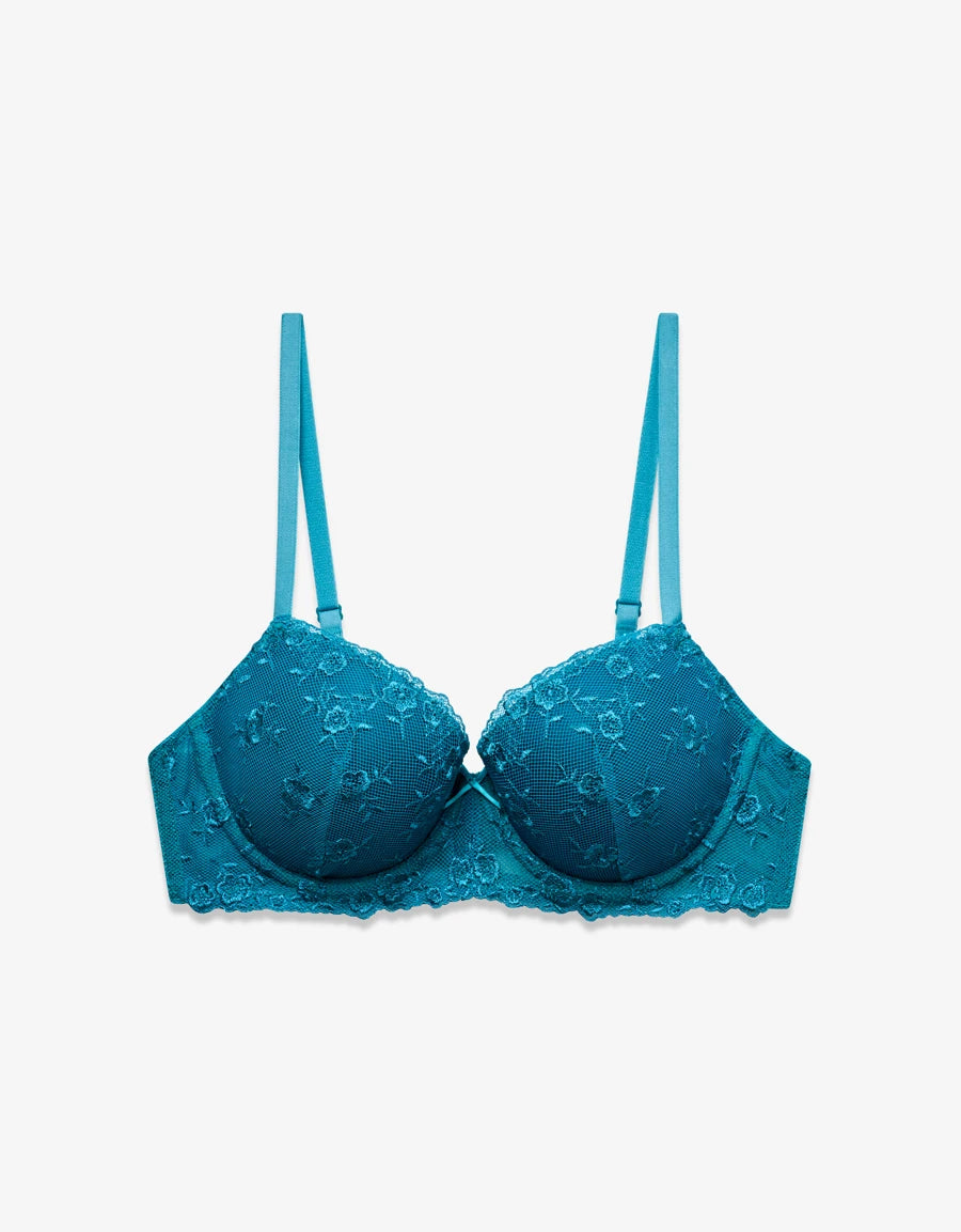 Lace Push-Up Balconette Bra