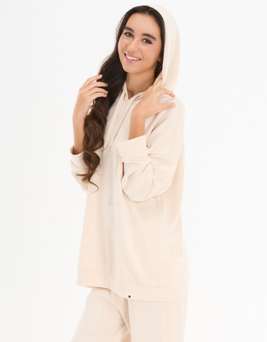 Soft Stretch Hoodie Sweatshirt