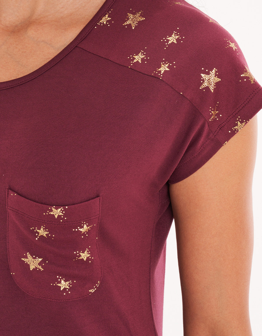 Burgundy Jogger Set