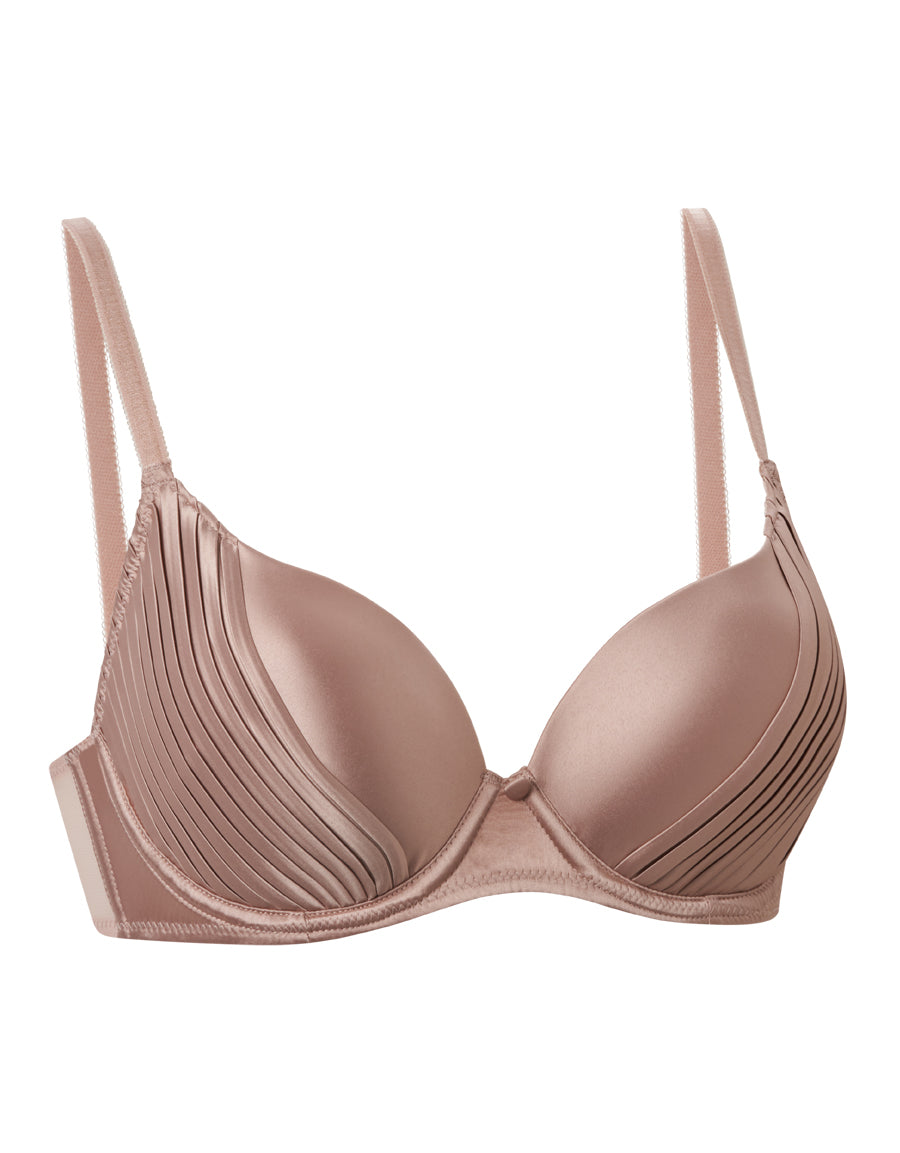 LUXE PLEATED PLUNGE BRA