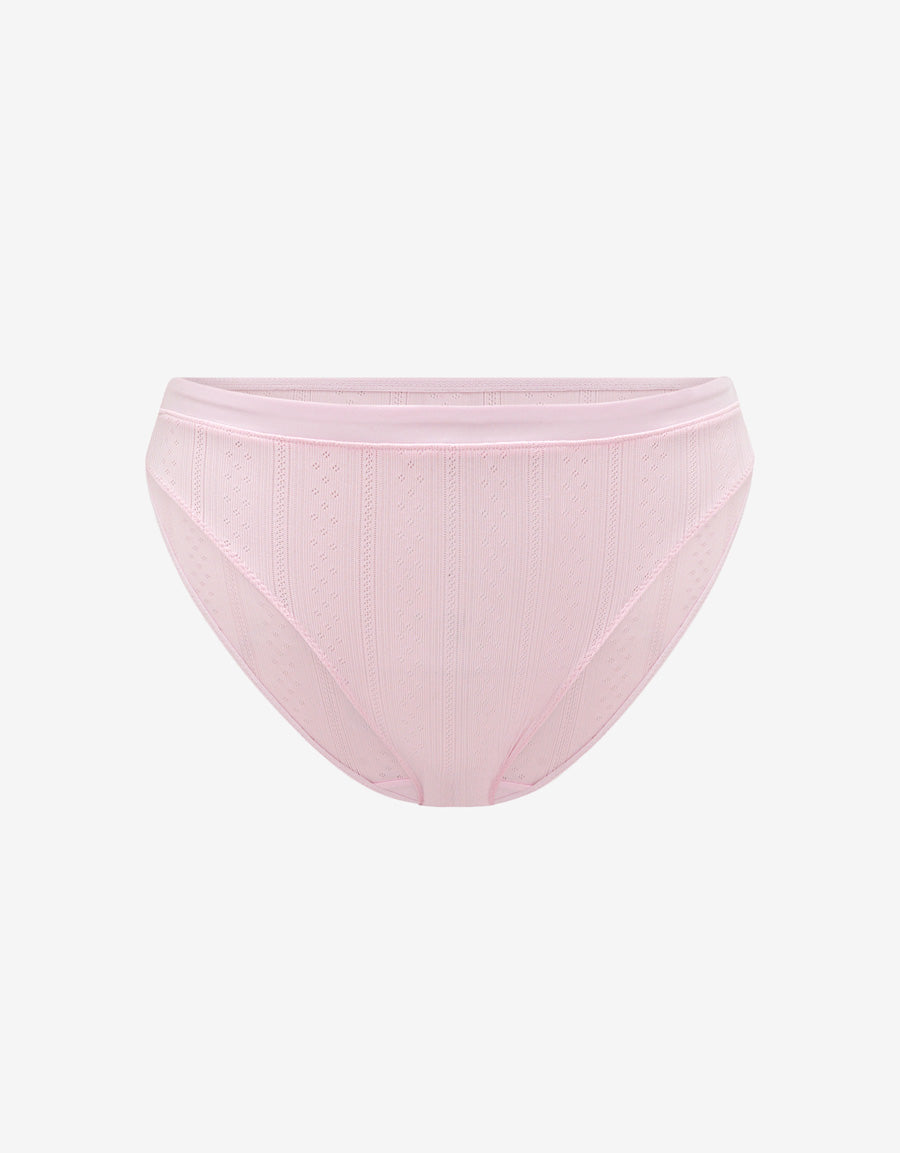 Pointelle Microfiber Bikini Panty
