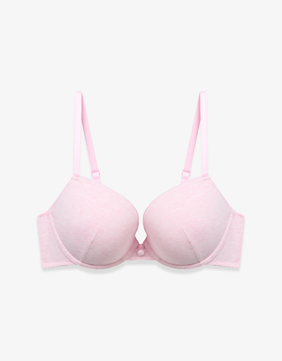 Cotton Marle Plunge Bra