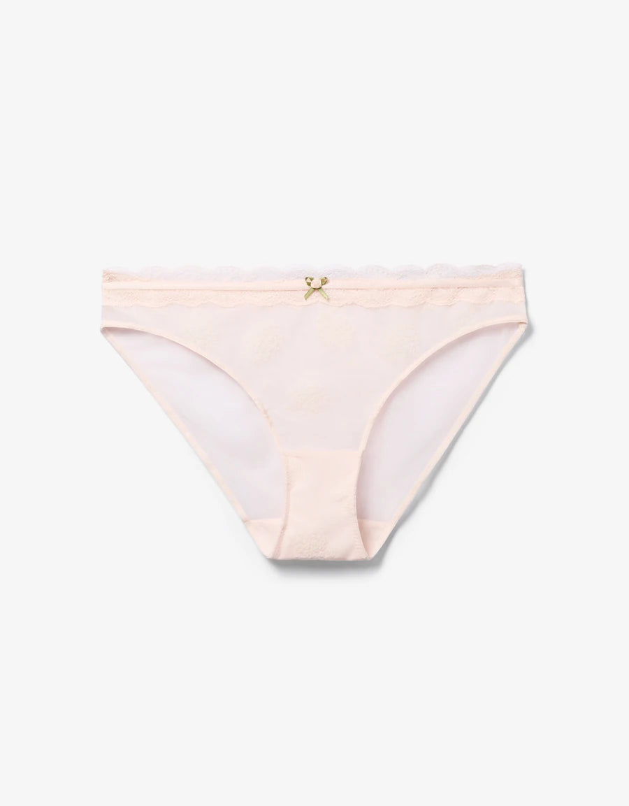 Lace-Trim Bridal Bikini Panty