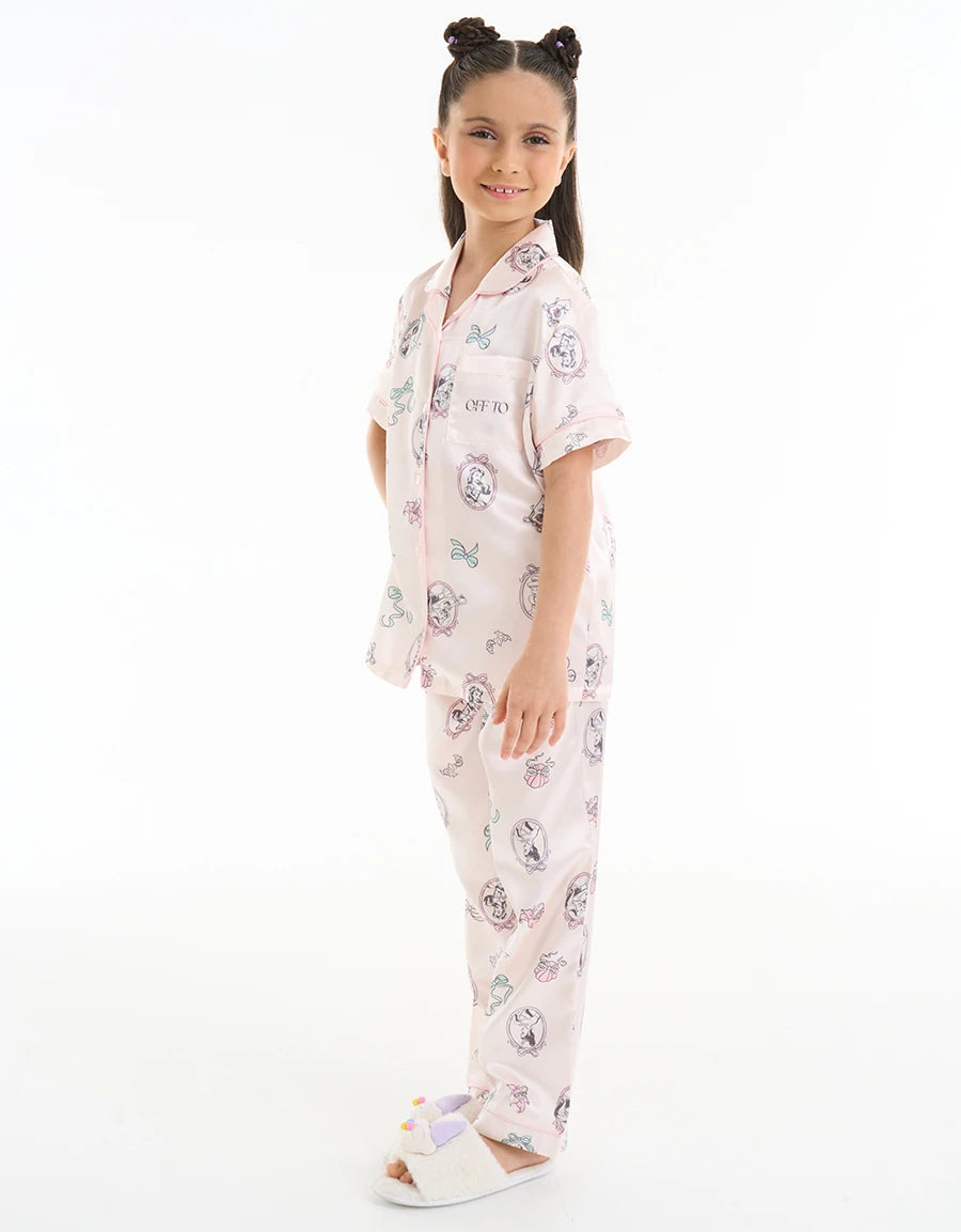 Disney Princess Satin Pajama Set