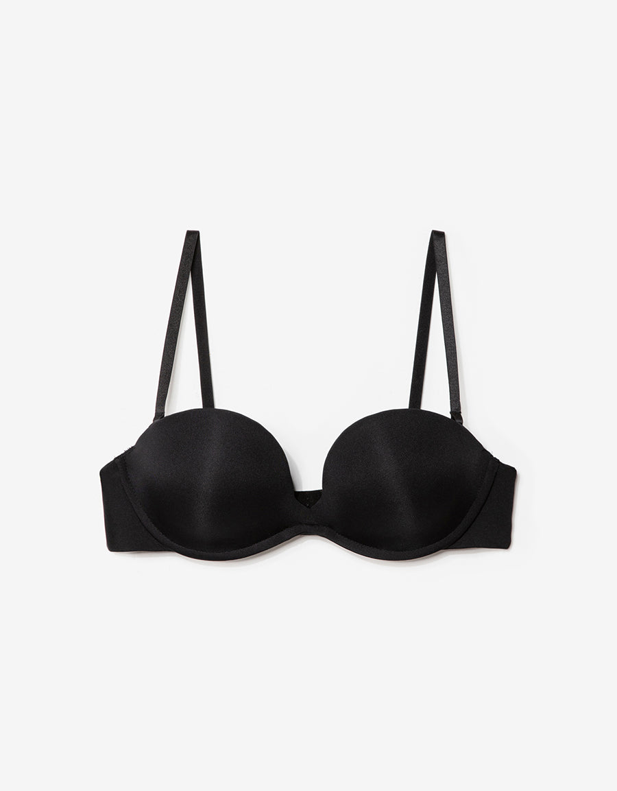 Microfiber Strapless Plunge Bra