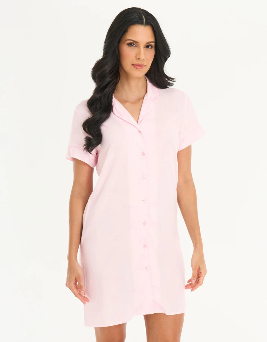 Polka Dot Print Nightshirt