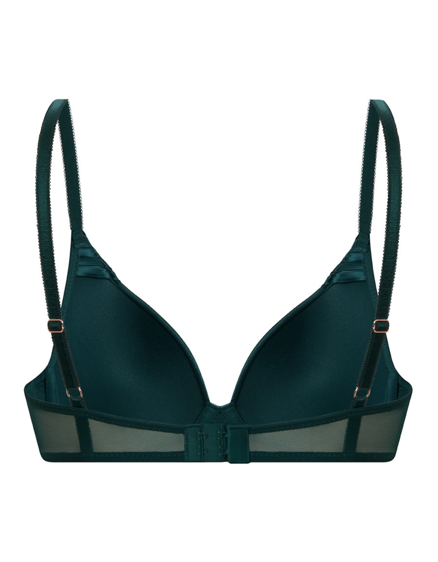 LUXE PLEATED PLUNGE BRA