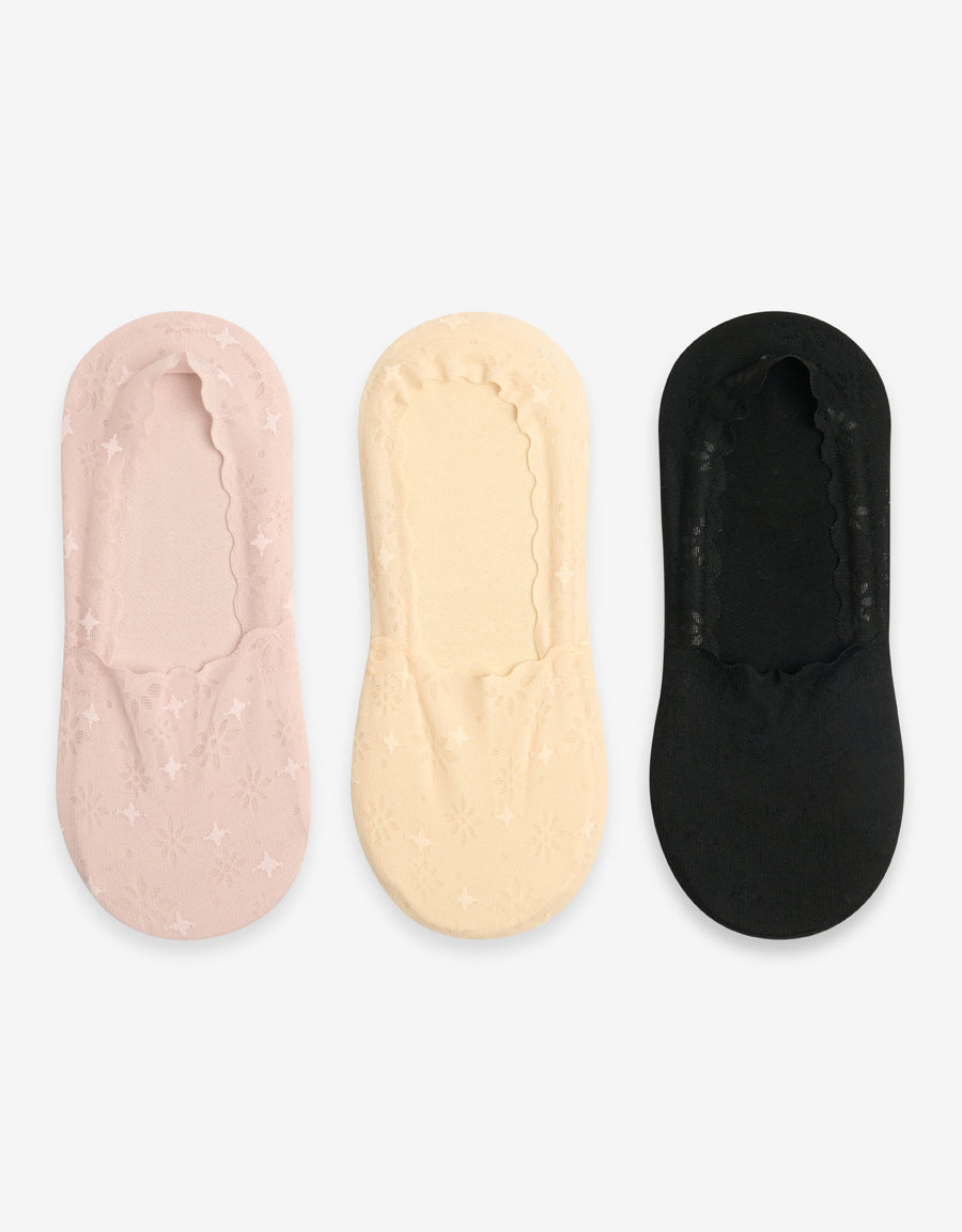 2-Pack Liner Socks in Nude
