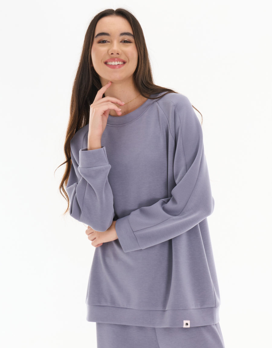 Oversized Crew Neck Sweatshirt