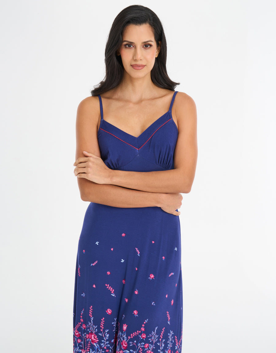 Floral Print Long Dress