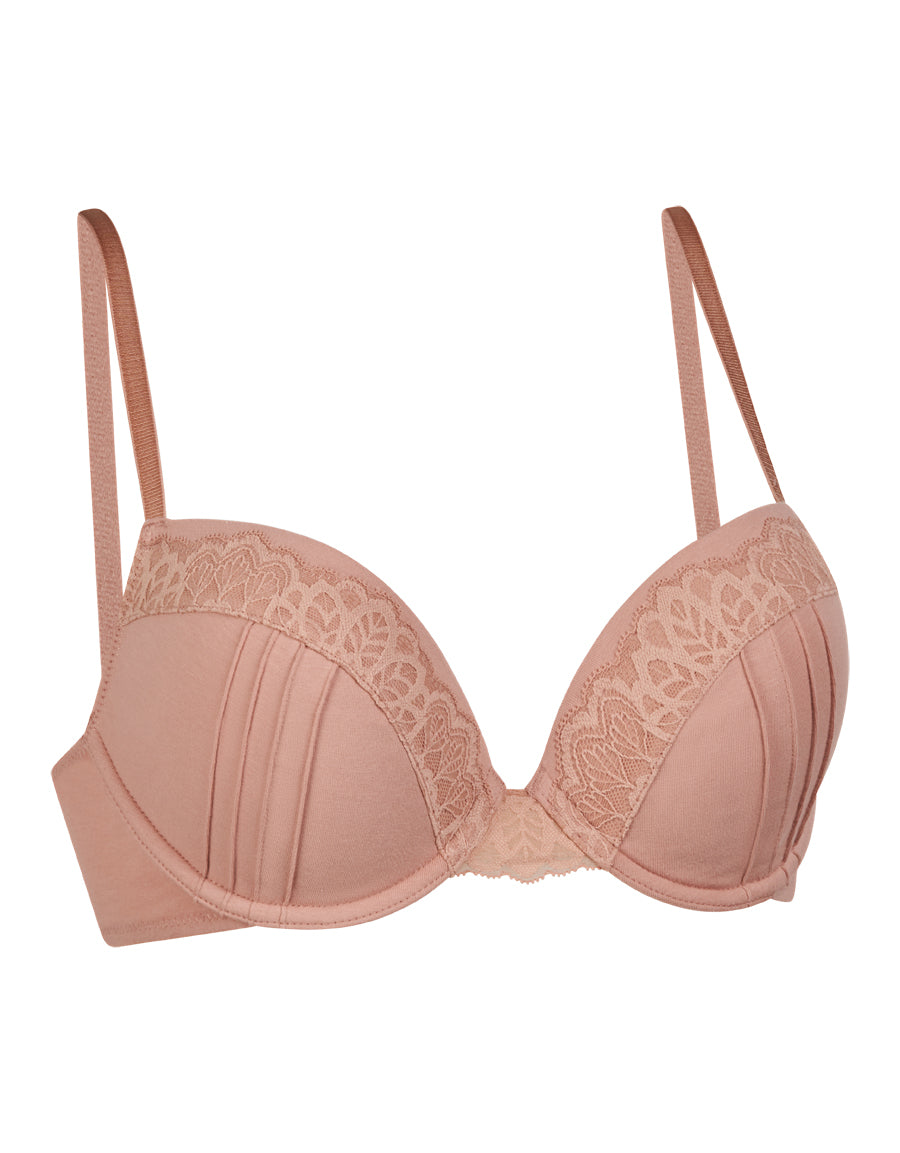 COTTON 1 PLUNGE BRA