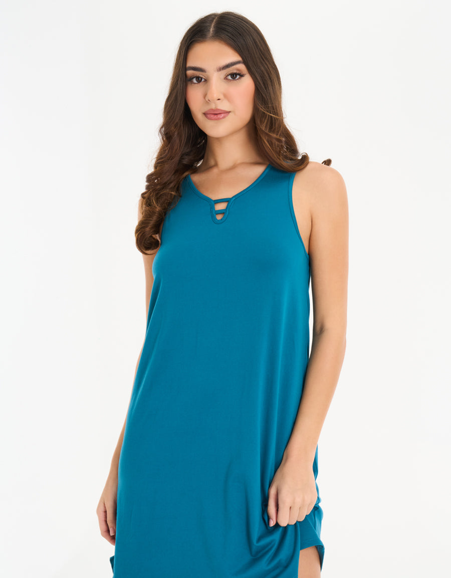 2-Pack Short Nightdresses in Nude