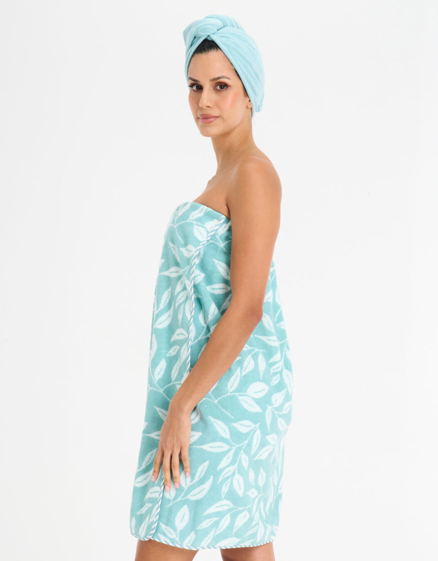 Terry Towel Wrap Set