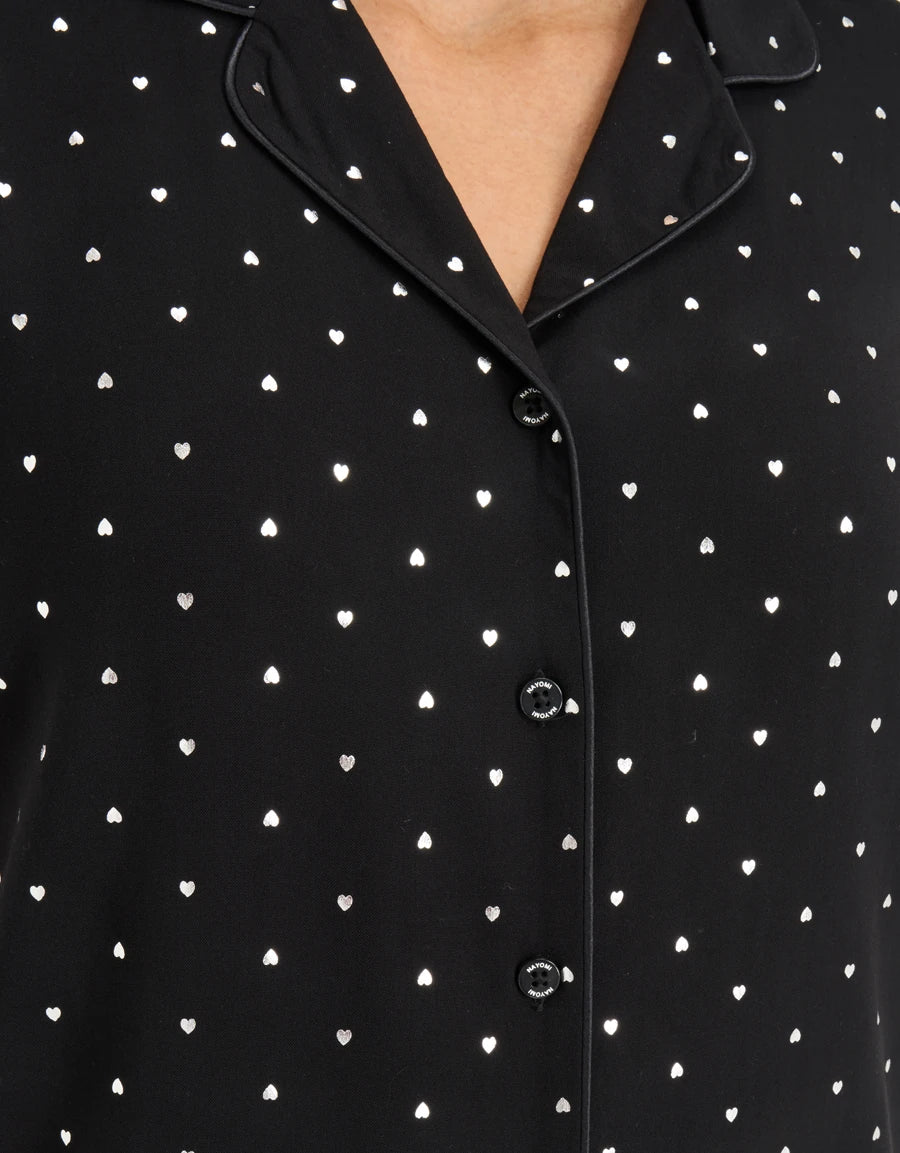 Polka Dot Print Pajama Set