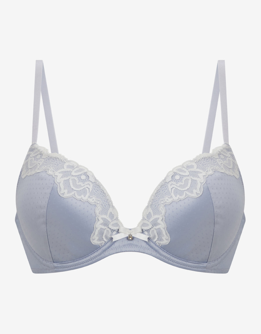 Satin Plunge Bra