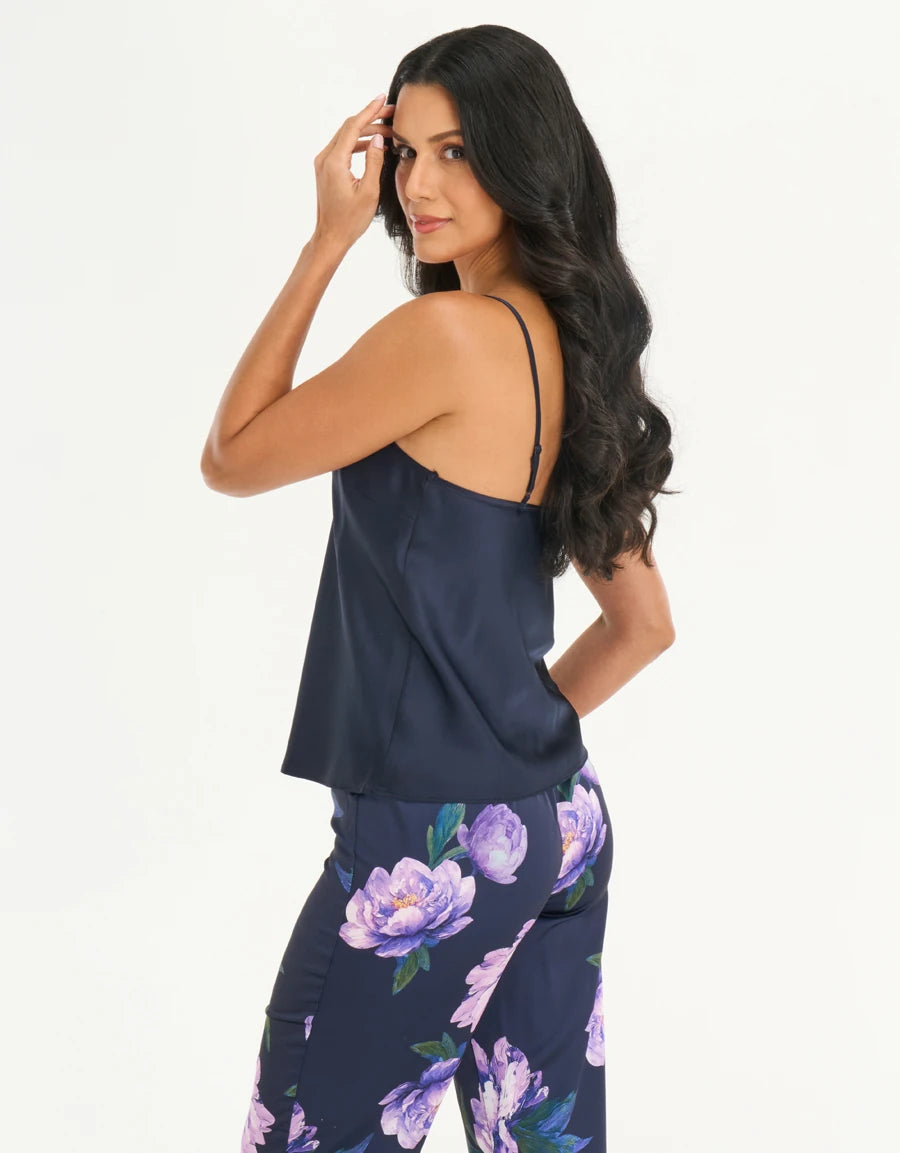 3-Piece Floral Print Fleece Pajama Set