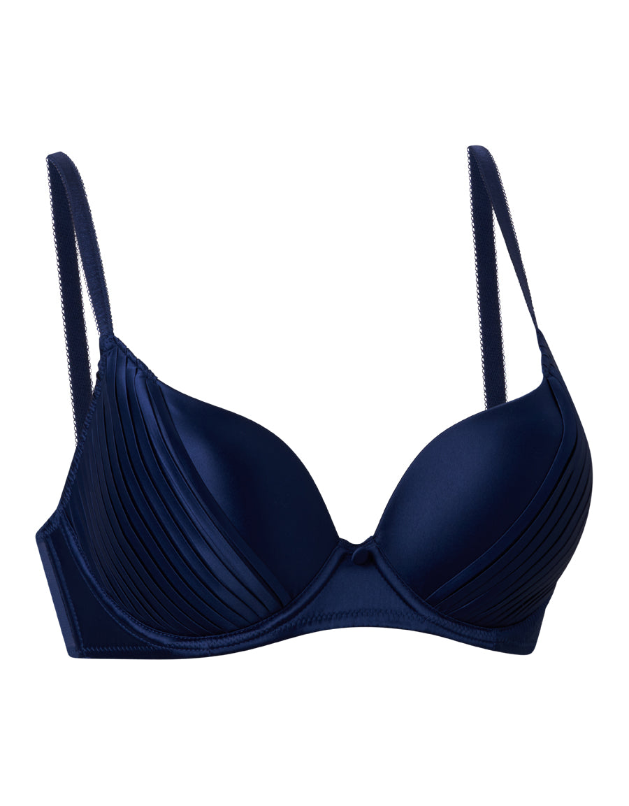 LUXE PLEATED PLUNGE BRA