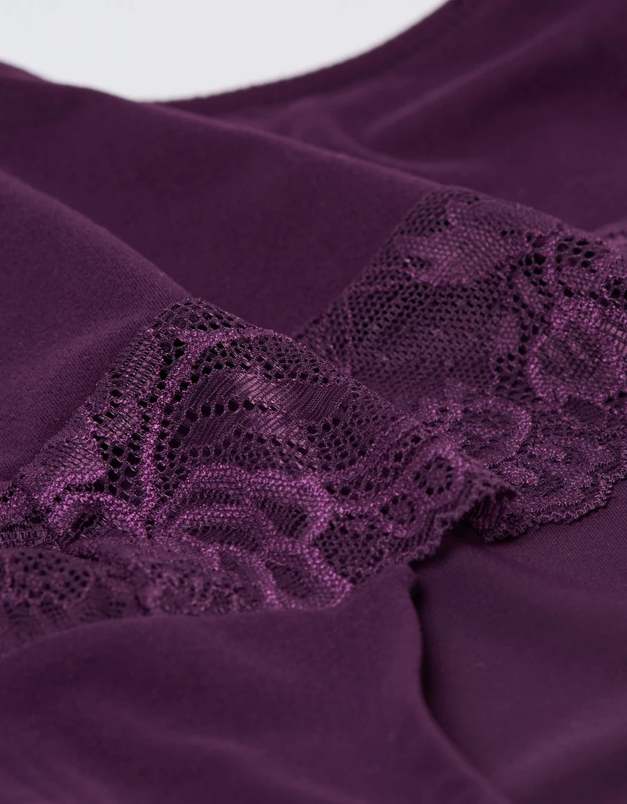 Lace-Trim Hipster Panty