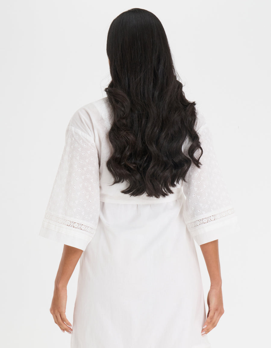 Cotton Maternity Reception Set and Robe