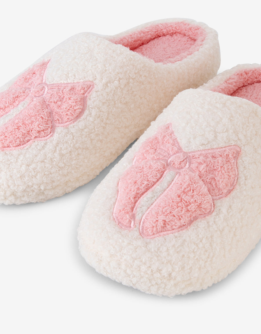 Faux Fur Close Toe Slipper