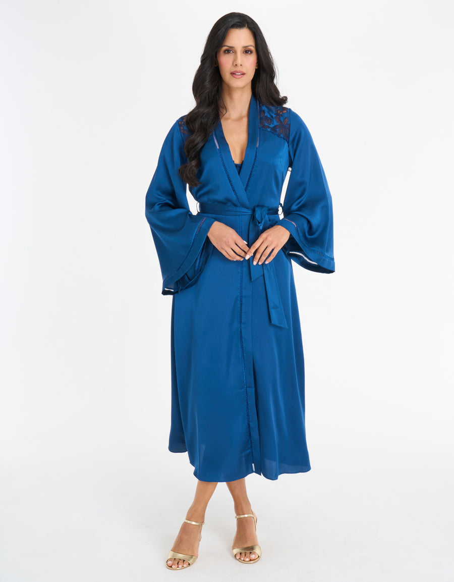 Satin Long Robe