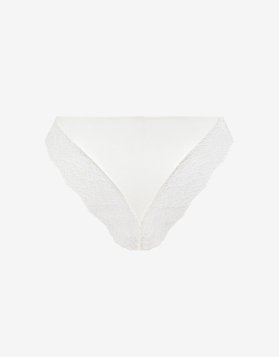 Microfiber Lace Brazilian Panty