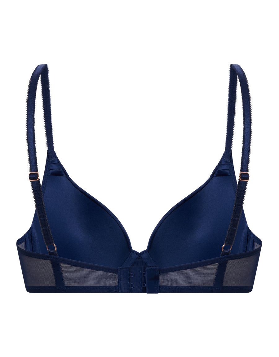 LUXE PLEATED PLUNGE BRA