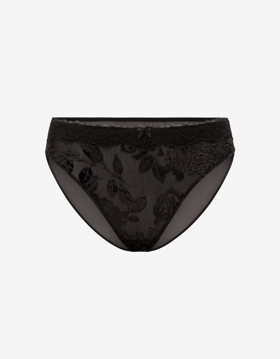 Velvet Burnout Bikini Panty