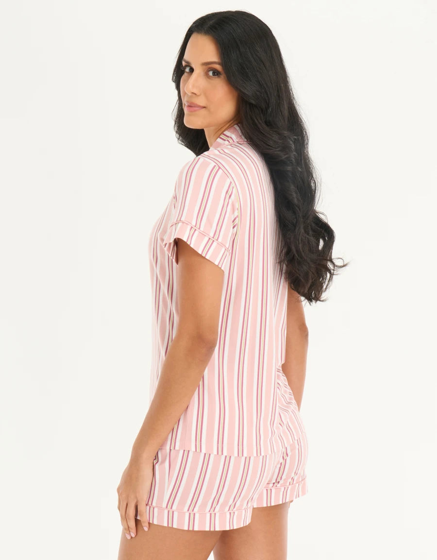 Striped Short Pajama Set