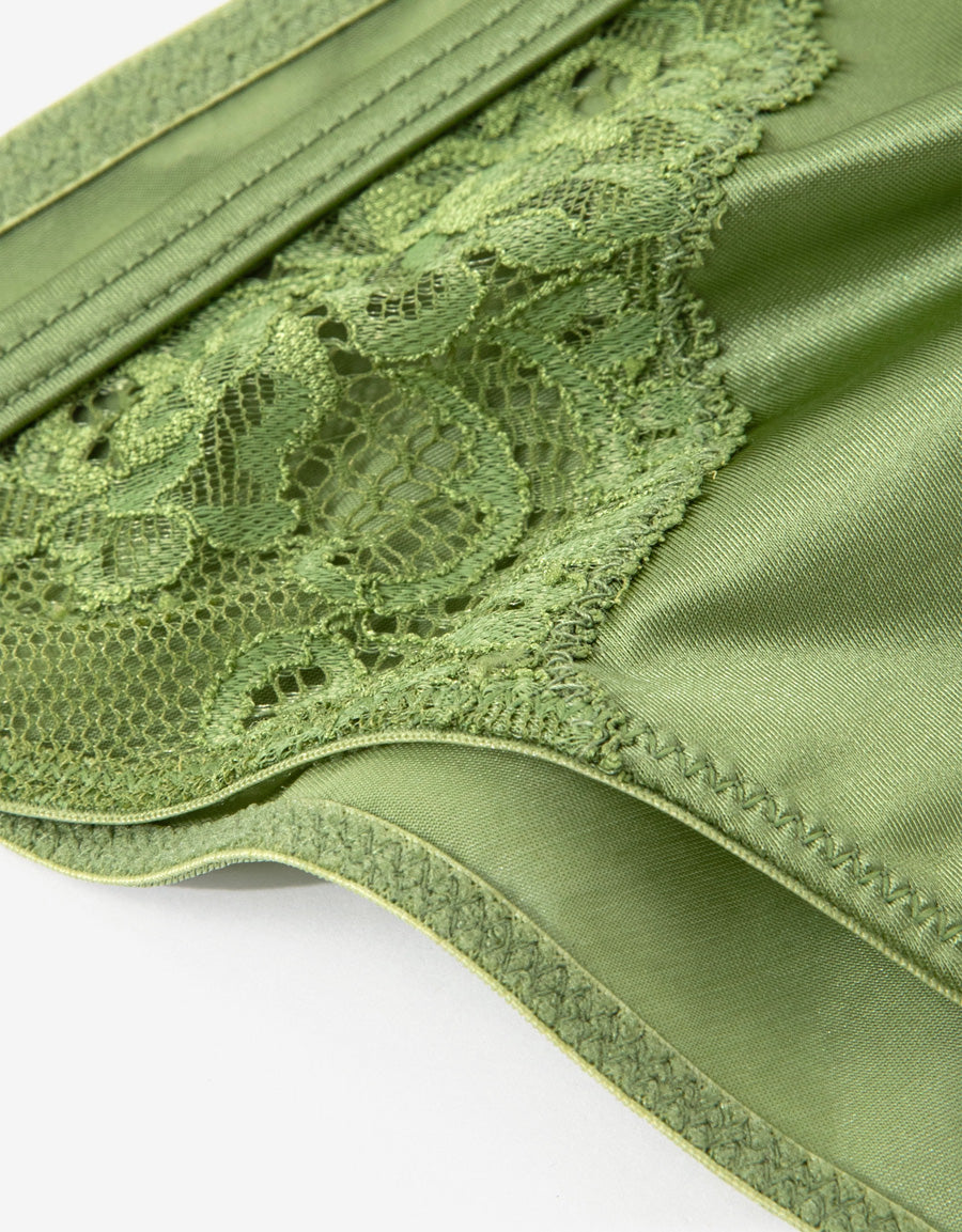 Lace-Trim Tanga Panty