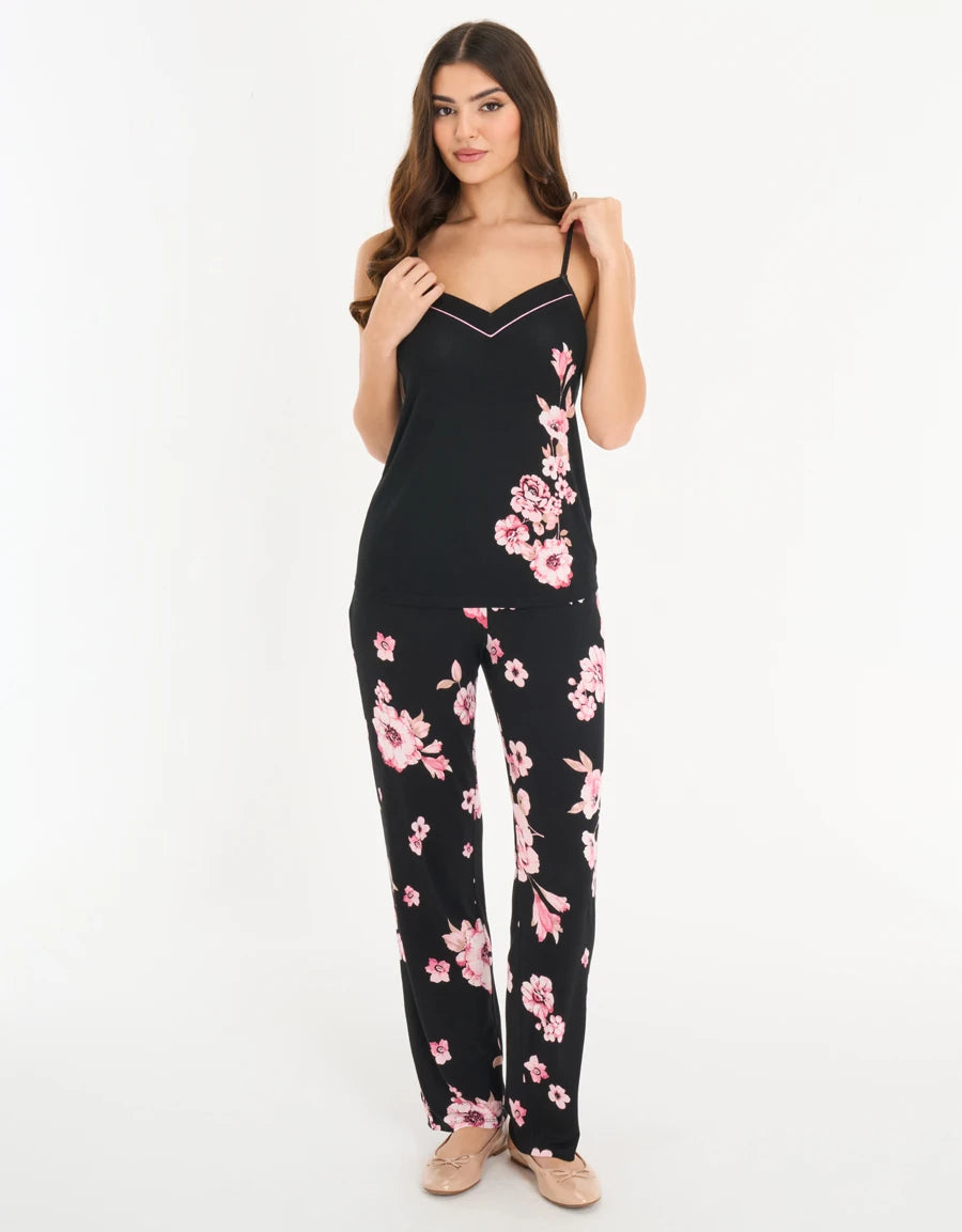 Floral Print Pajama Set
