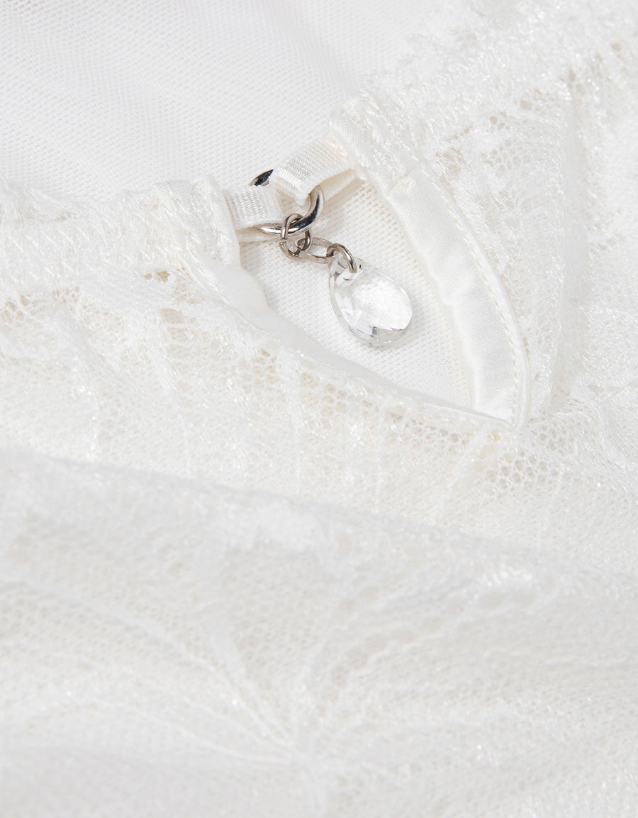 Satin Lace Bikini Panty