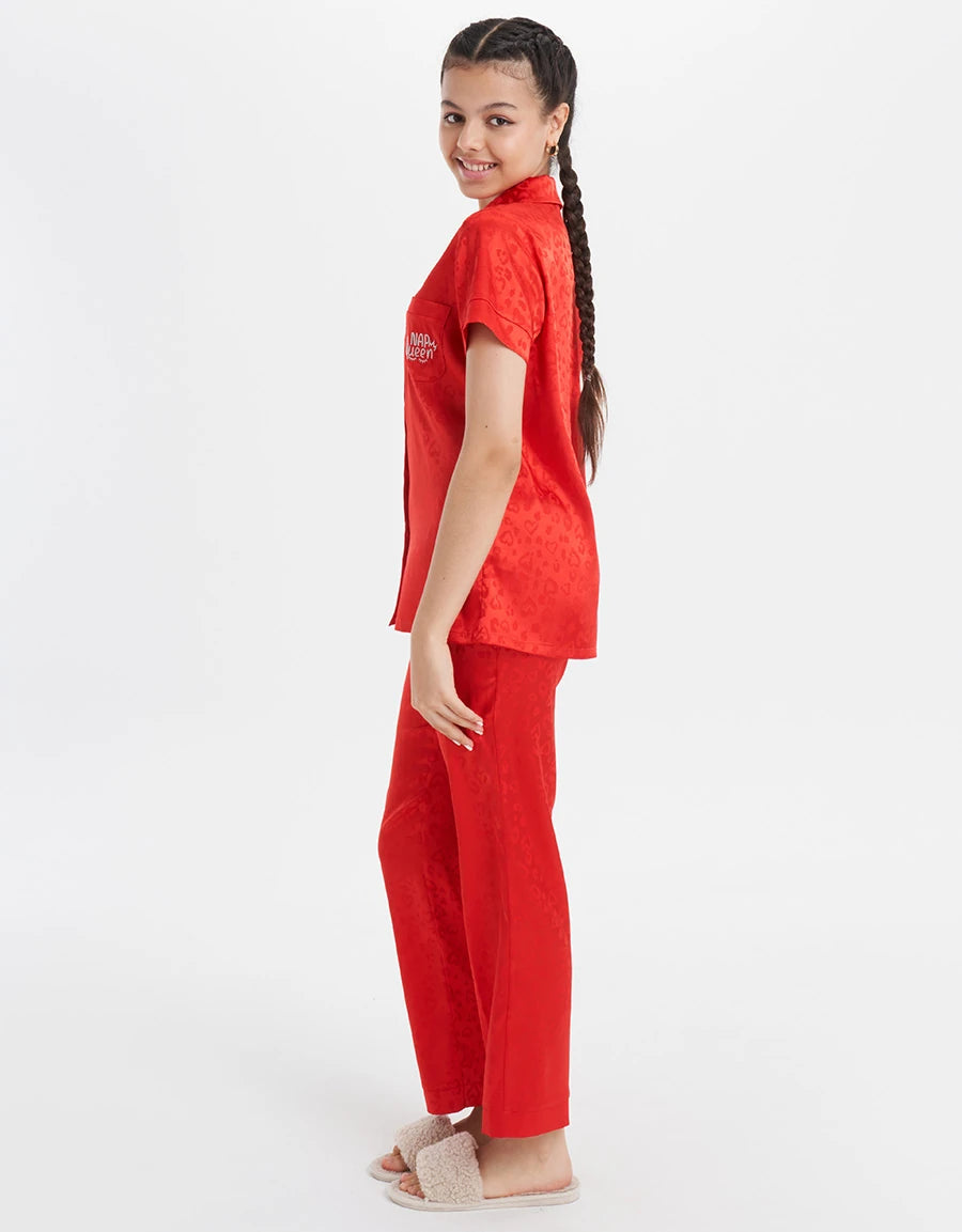 Satin Pajama Set