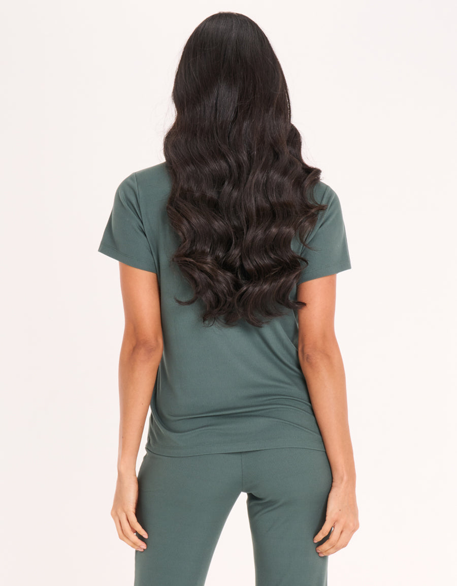 Rib Pajama Set