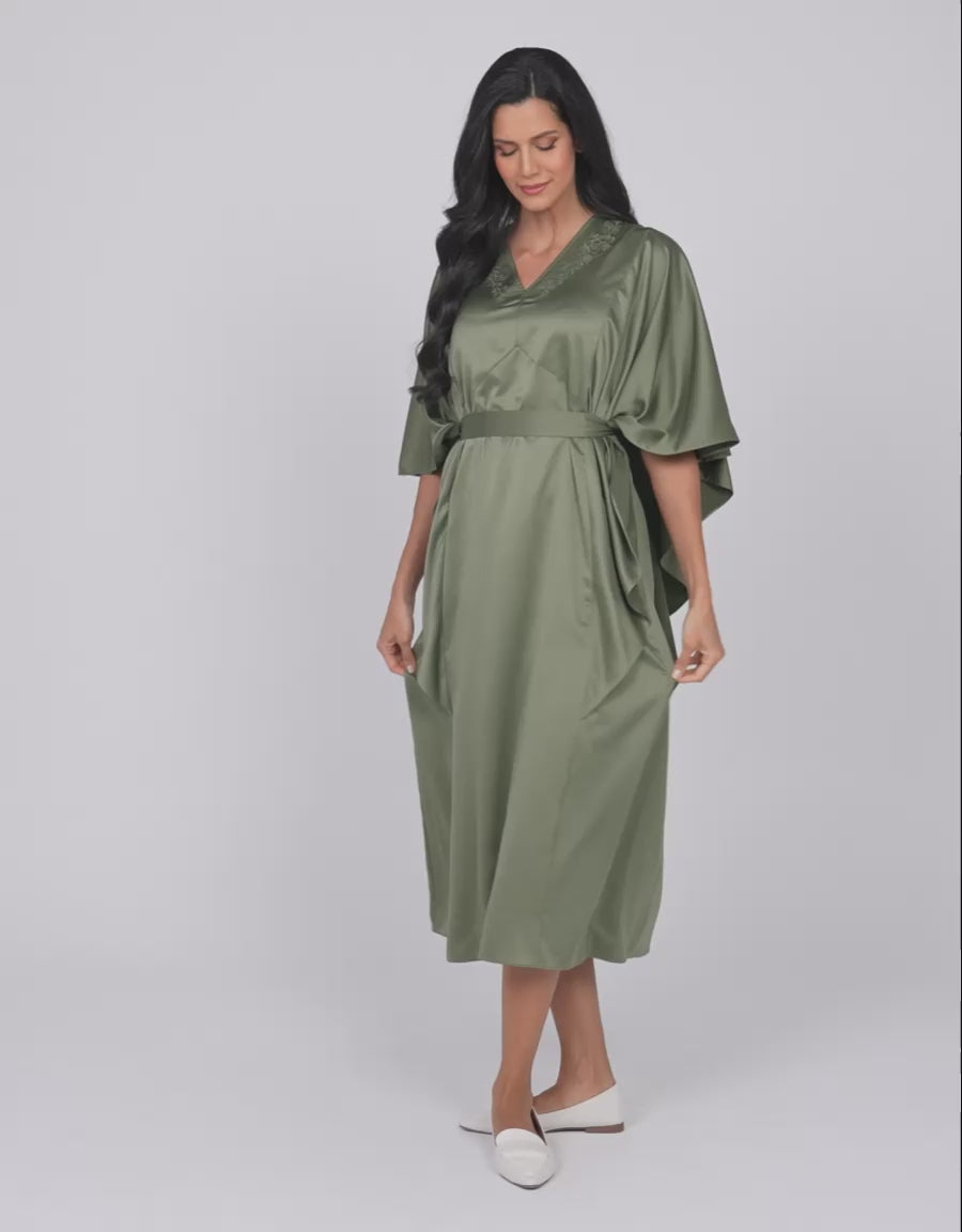 Floral Satin Daydress